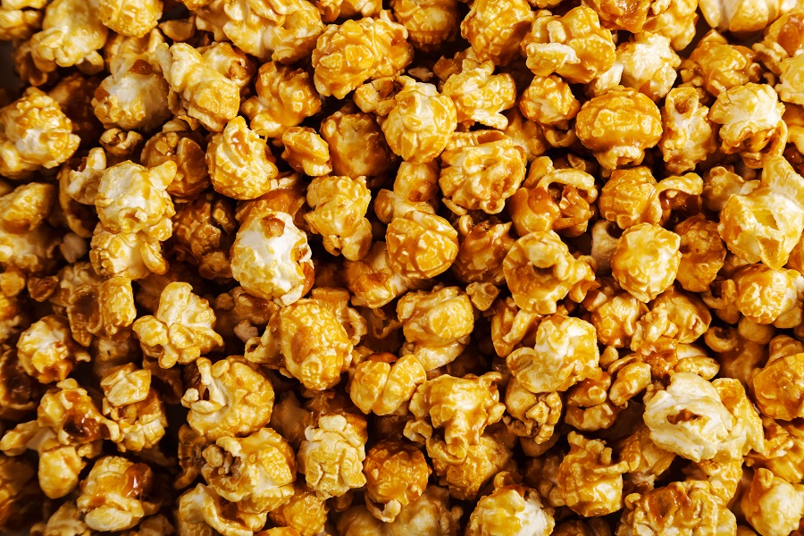 Marshmallow Caramel Popcorn